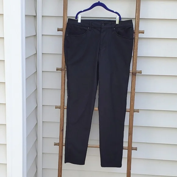 Lululemon Black Men's ABC Slim Fit Pants - Picture 2 of 5